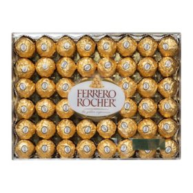 Ferrero Rocher Premium Milk Chocolate Hazelnut, 48 ct. 