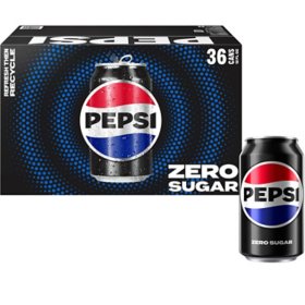 Pepsi Zero Sugar, 12 fl. oz., 36 pk.