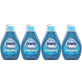 Dawn Platinum Powerwash Dish Soap Spray, Fresh Scent, 4 refills, 64 fl. oz.