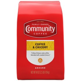 Community Coffee Ground Coffee & Chicory, 40 oz.