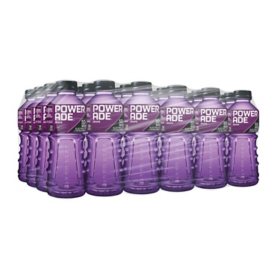 Powerade Sports Drink Grape, 20 fl. oz., 24 pk.