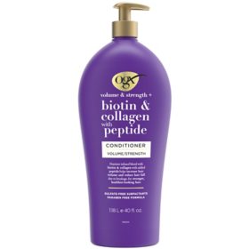 OGX Volume & Strength + Biotin & Collagen Conditioner, 40 fl. oz.