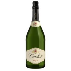Cook's California Champagne Brut White Sparkling Wine, 1.5 L