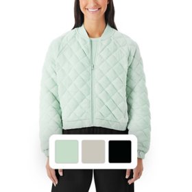 Member's Mark Women's Quilted Bomber Jacket		 		 		 		 		 		