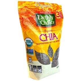 Nature's Earthly Choice Organic Chia Seeds, 48 oz.
