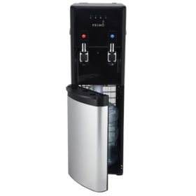 Primo Deluxe Black & Stainless Bottom Loading Water Dispenser 3 or 5 gallon Capacity 