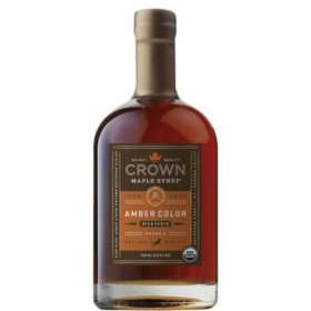 Crown Maple Organic Maple Syrup, 25 fl oz.