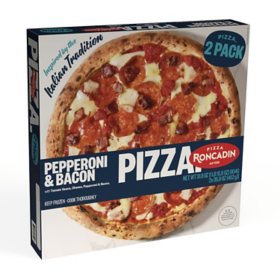 Roncadin Pepperoni and Bacon Pizza, Frozen, 2 pk.