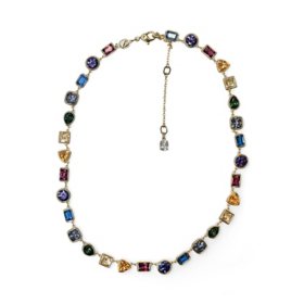 Swarovski Multi-Color Crystal Imber Tennis Necklace